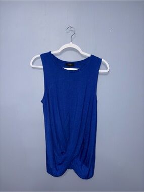 Studio | Blue Twist Front TankTop